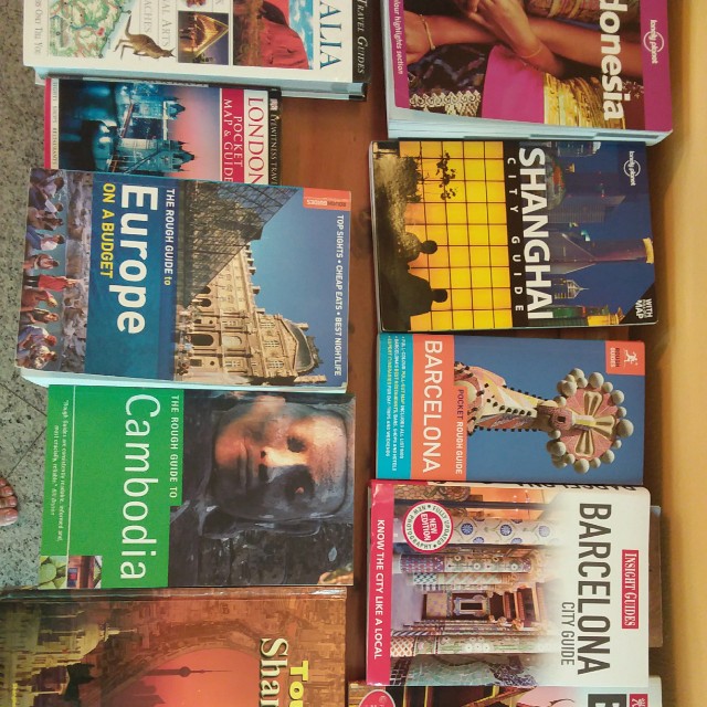 travel guidebooks