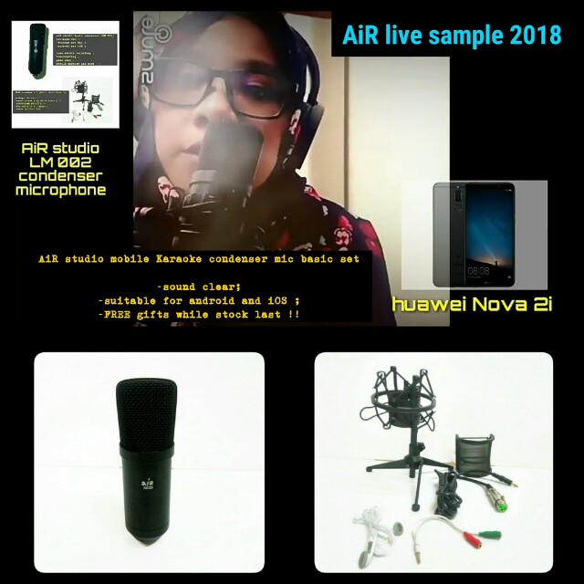 air studio basic condenser microphone (mic)