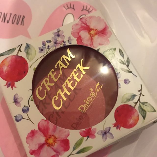 daiso cream cheek rose胭脂