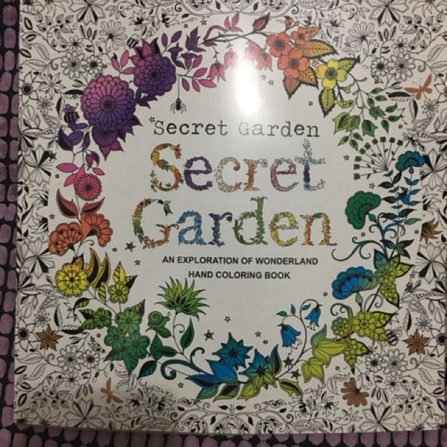 secret garden 秘密花园填色画册