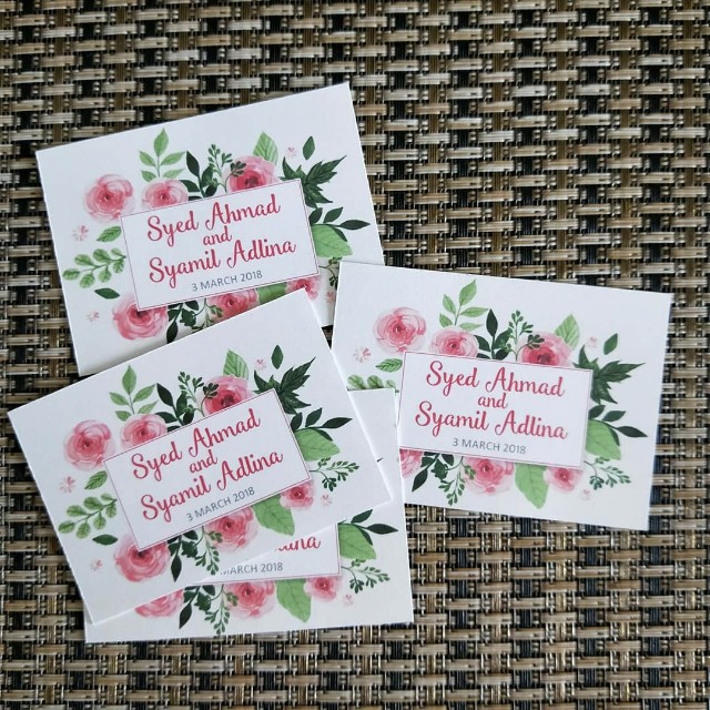 dulang hantaran tags. wedding gift tags