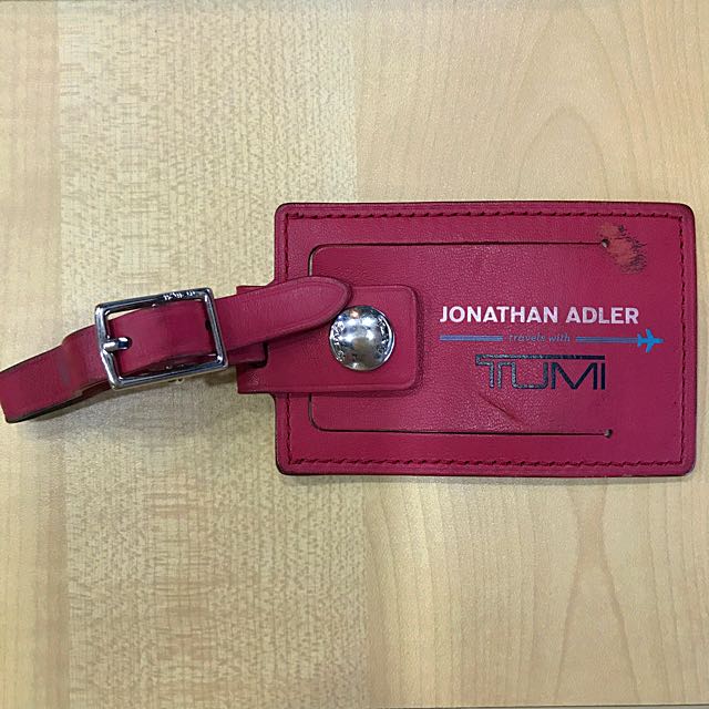 original tumi luggage tag (jonathan adler)