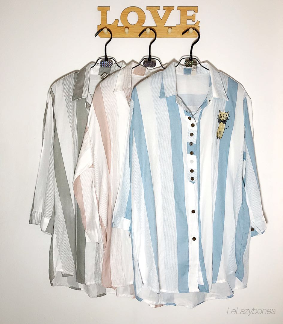 stripe blouse/ shirt