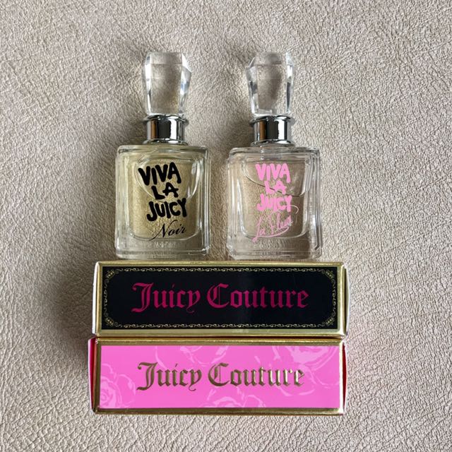 vivalajuicy香水,香奈儿香水 $120 for 2, viva la juicy la fleur & noir mini juicy couture