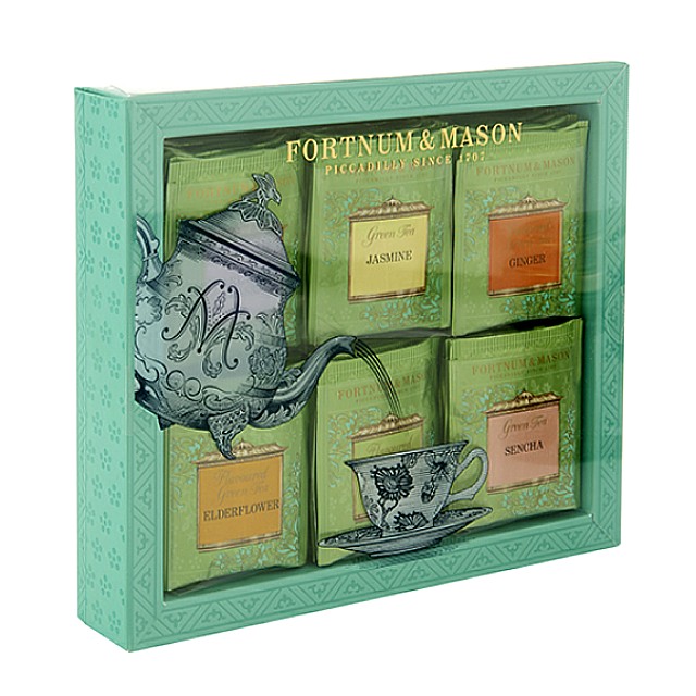 fortnum & mason green tea bag selection gift box 英国绿茶礼盒
