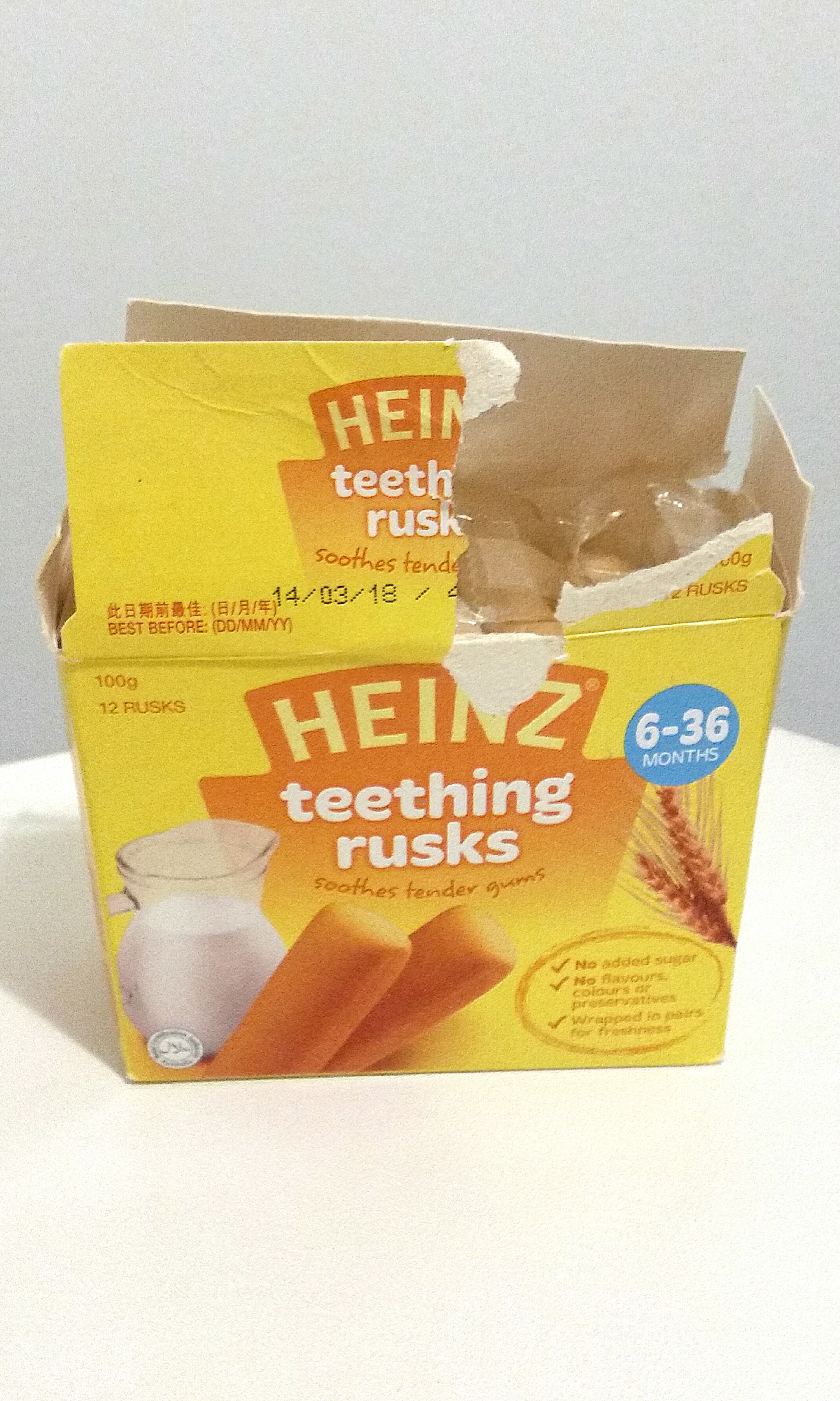 [to bless] heinz teething rusks