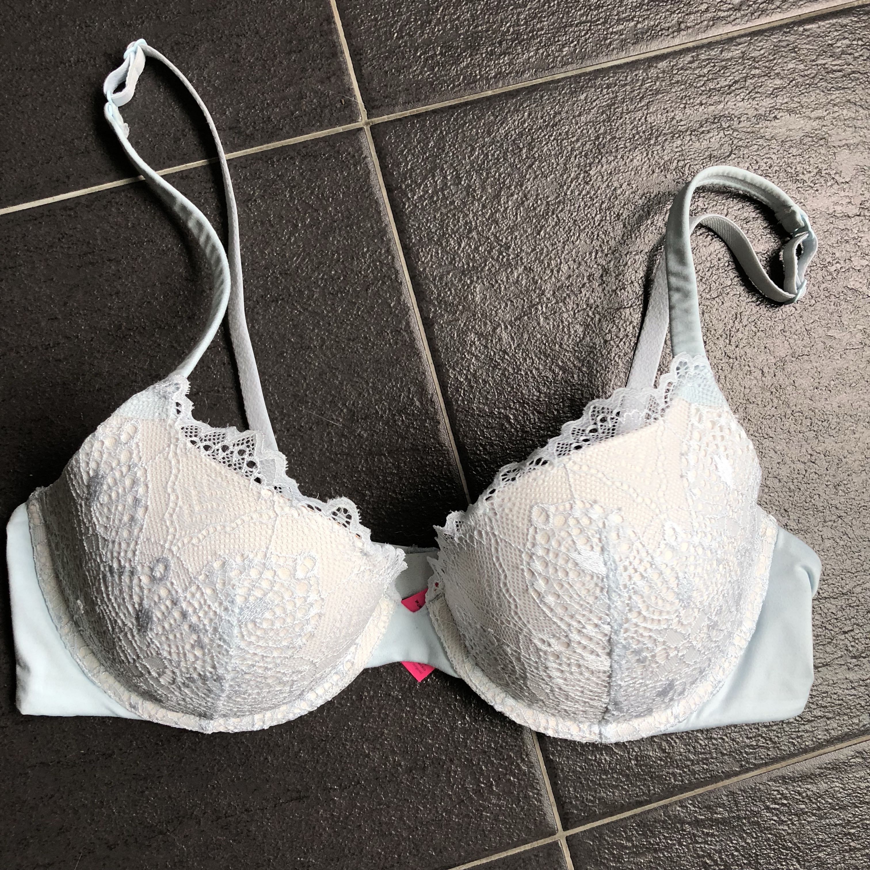la sensa sexy tease baby blue lace bra size 34c 75c 12c free