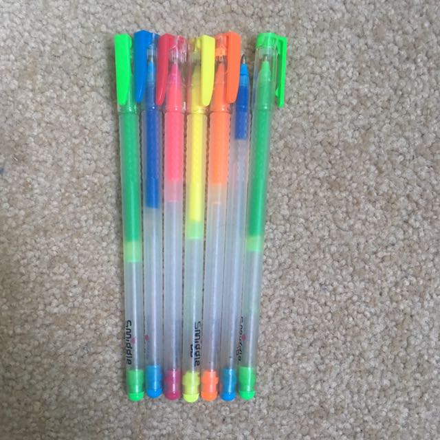 smiggle bright coloured pens [#123]