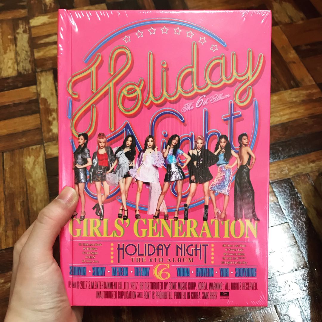 girls generation (snsd) 6th album - holiday night sealed with