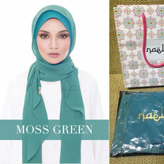 naelofar hijab isabelle no-awning (moss green) mark down price!