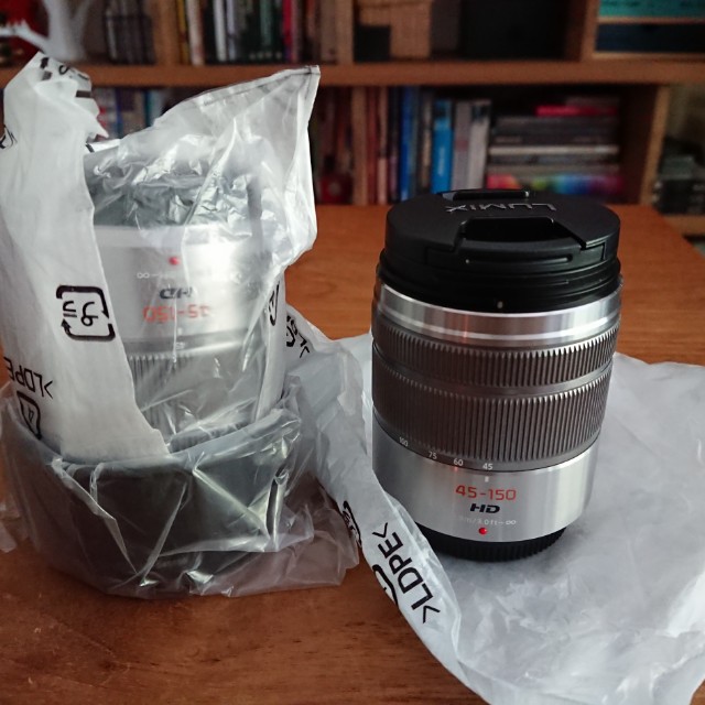 brand new panasonic m43 45-150 f4-5.6 拆 kit