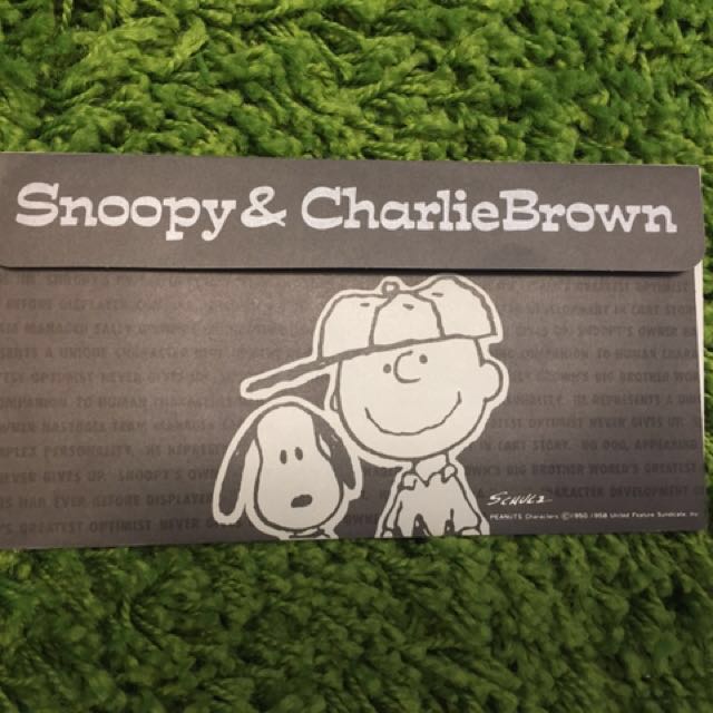 珍藏绝版信封 hallmark snoopy & charlie brown