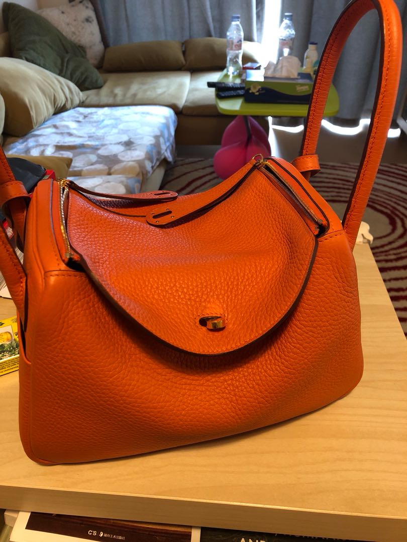 hermes lindy 亮橙色