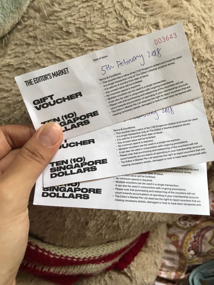 $30 editors market gift voucher