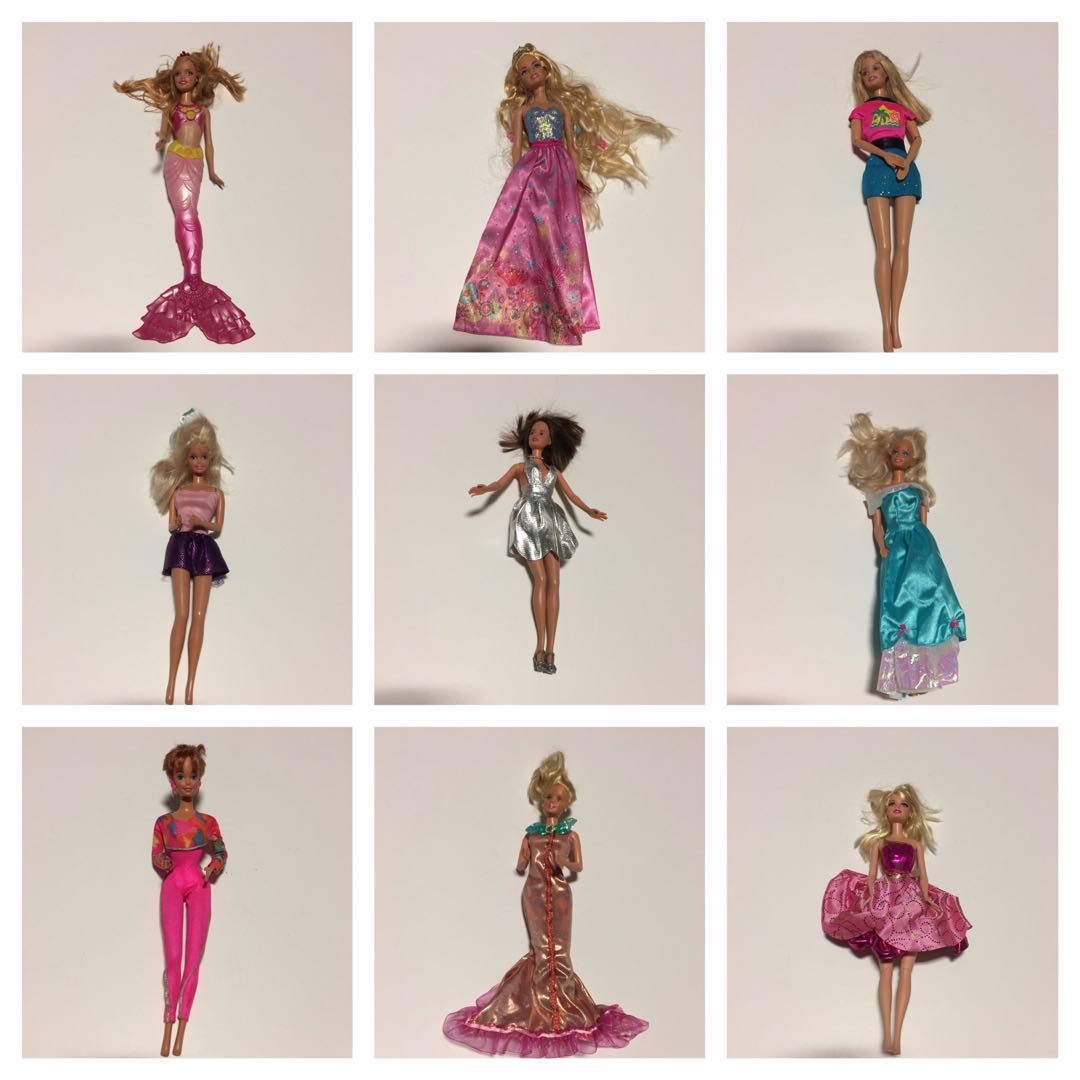 preloved authentic barbie dolls