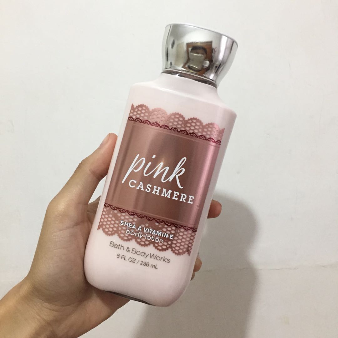 bath and body works pink cashmere lotion