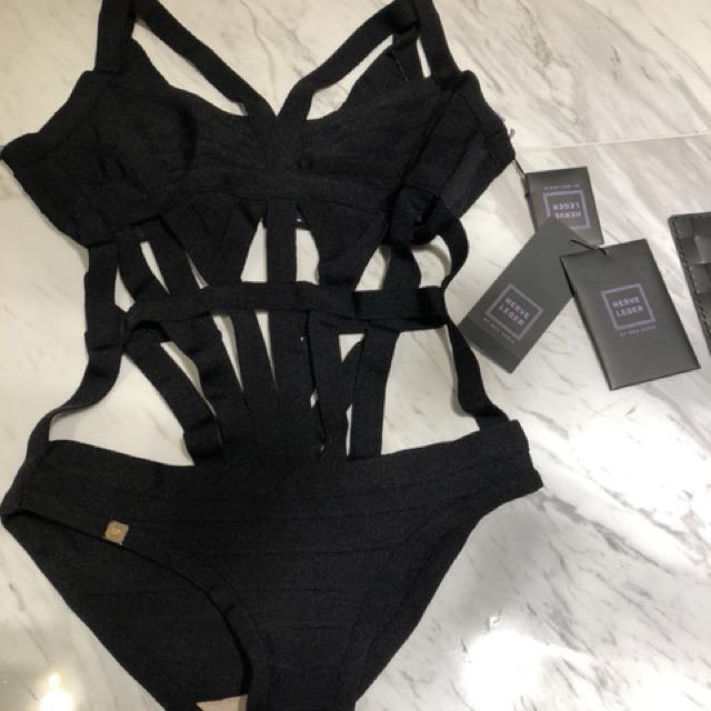 Authentic Herve Leger Bandage Bikini Women S Fashion Swimwear