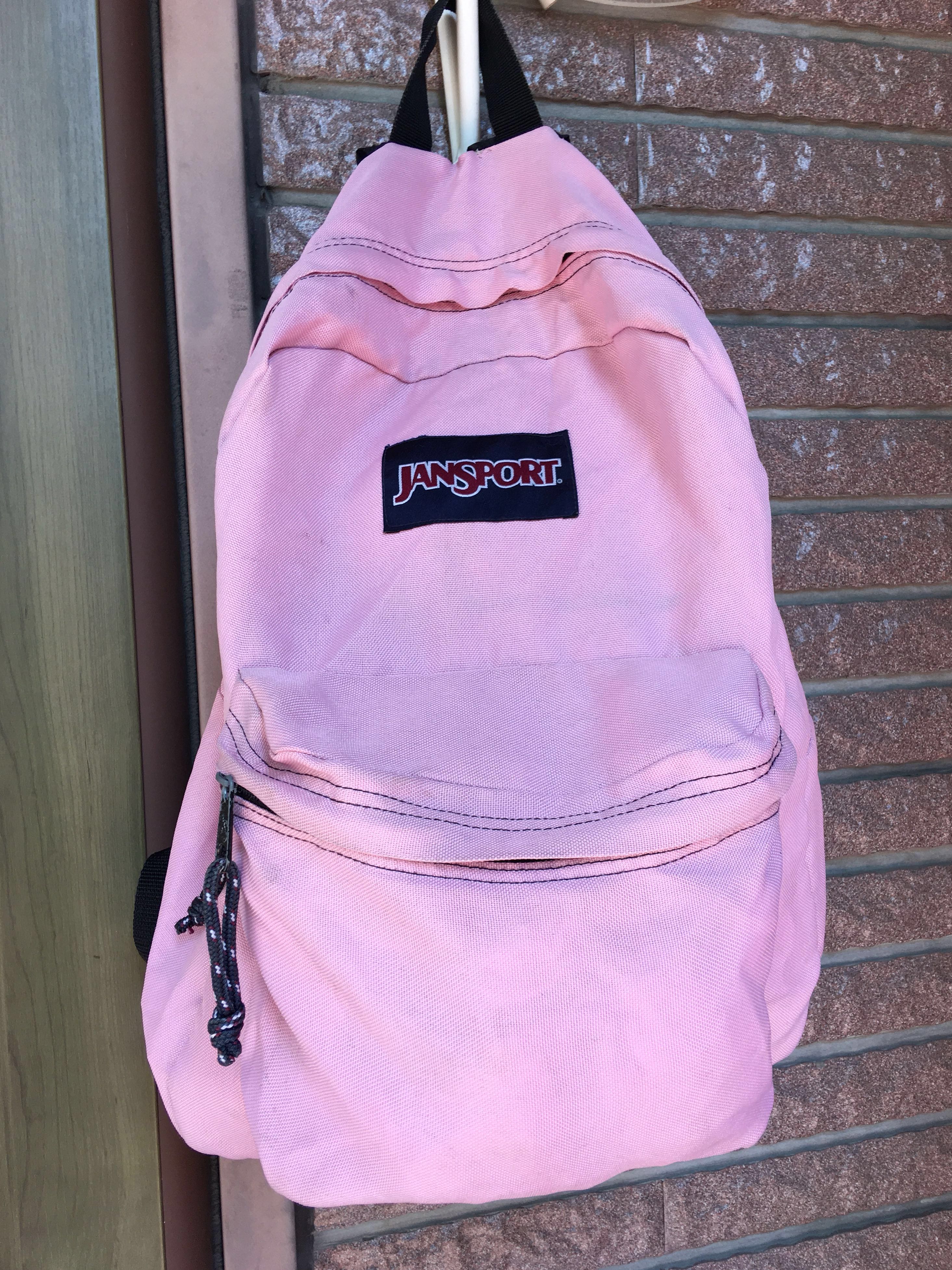 jansport 后背包 粉红色 运动背包 健行包