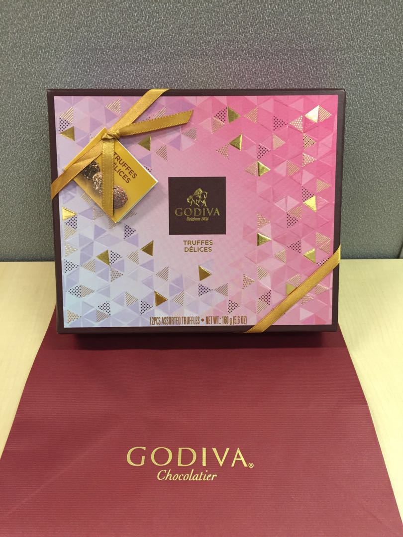 godiva truffe delices choclate gift box 9 pcs黑松露朱古力