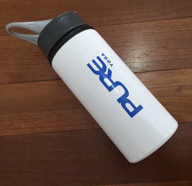 bnib pure yoga water bottle