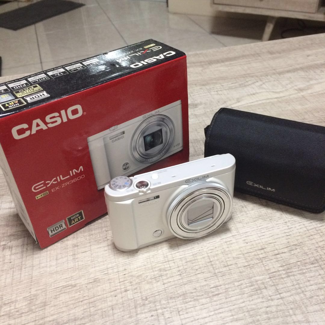 casio exilim zr3600 digital camera