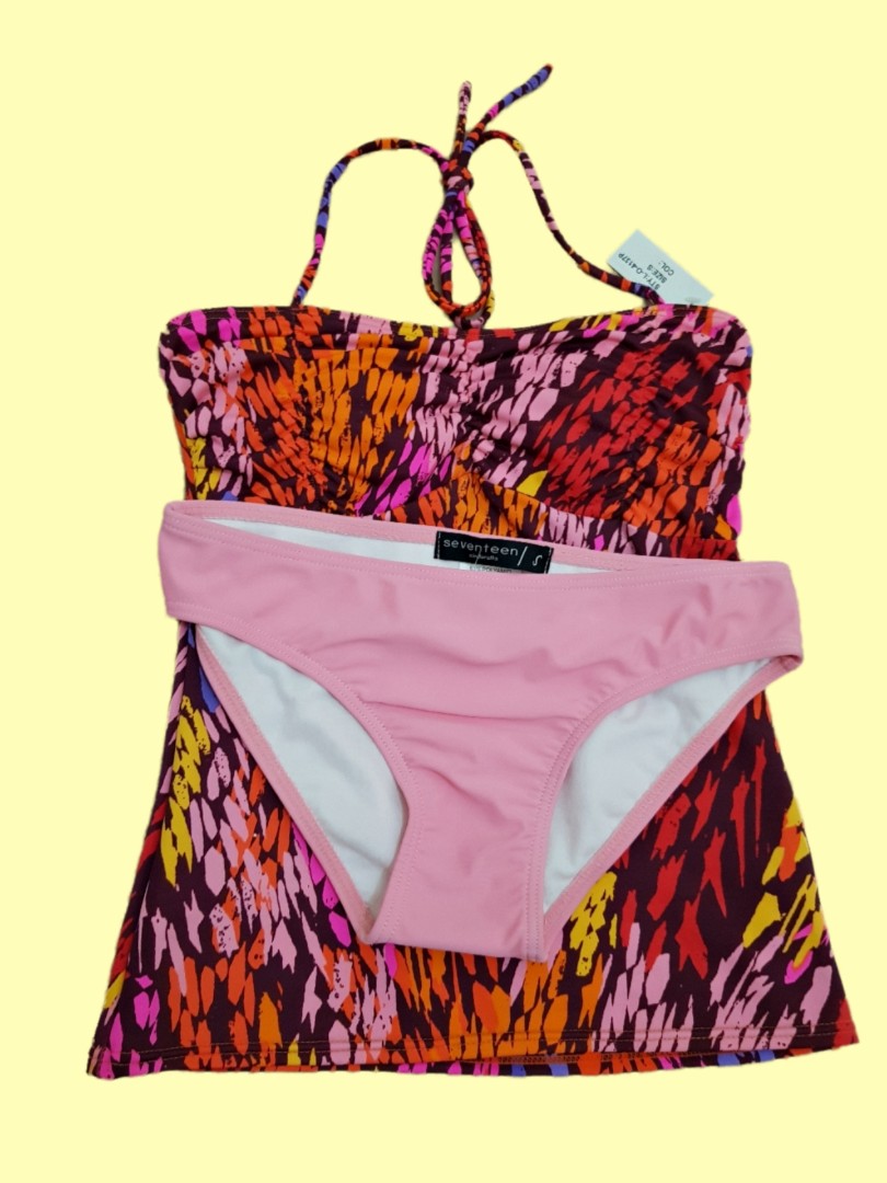 Authentic Cinderella Swimwear Tankini Top With Bikini On Carousell
