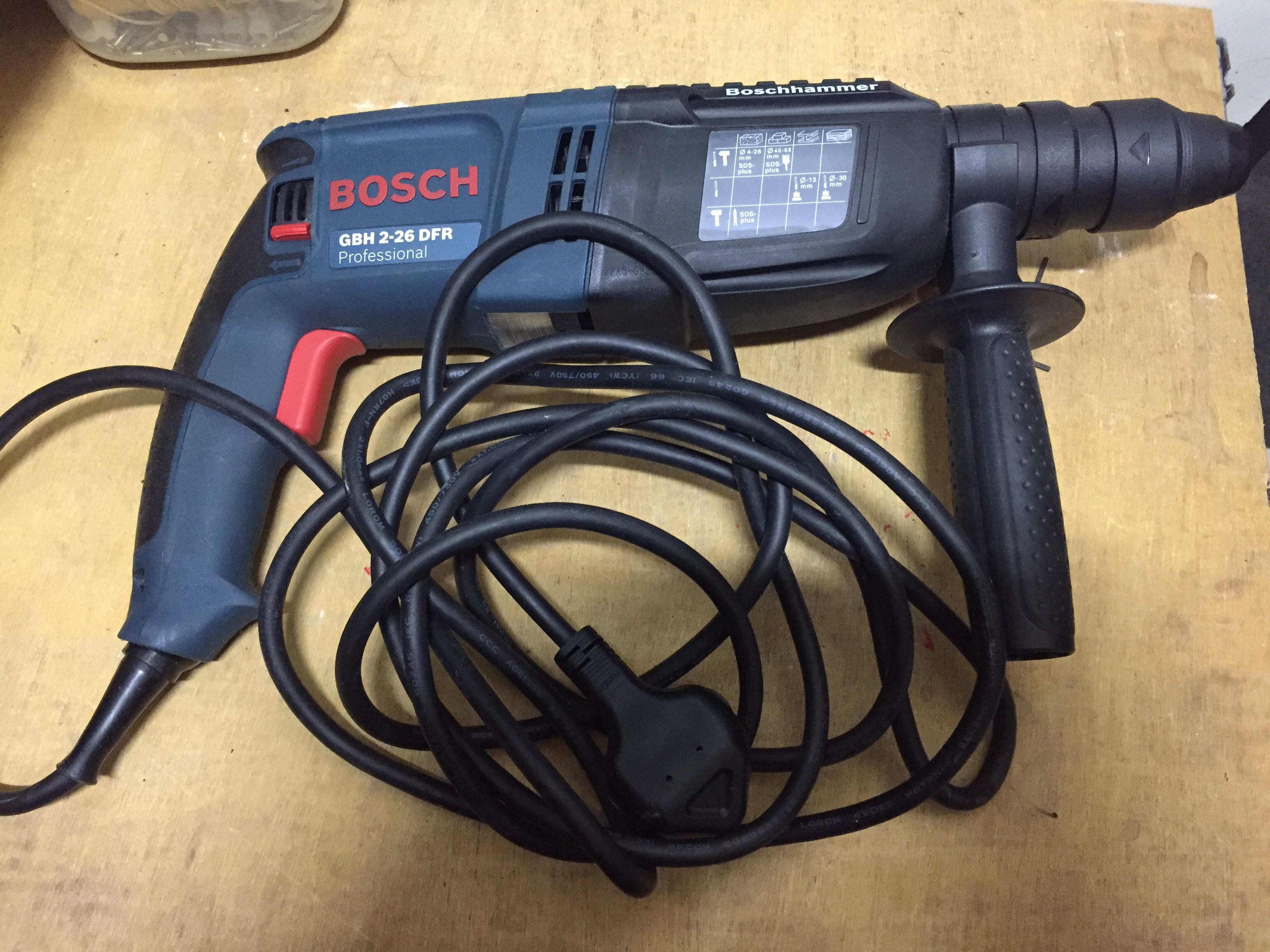 (new) bosch rotary hammer gbh 2-26dfr solo