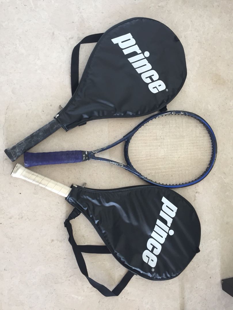 tennis rackets x3