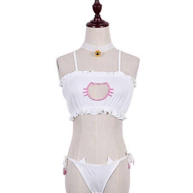 Neko Cat Keyhole Lingerie Cosplay Hobbies Toys Memorabilia
