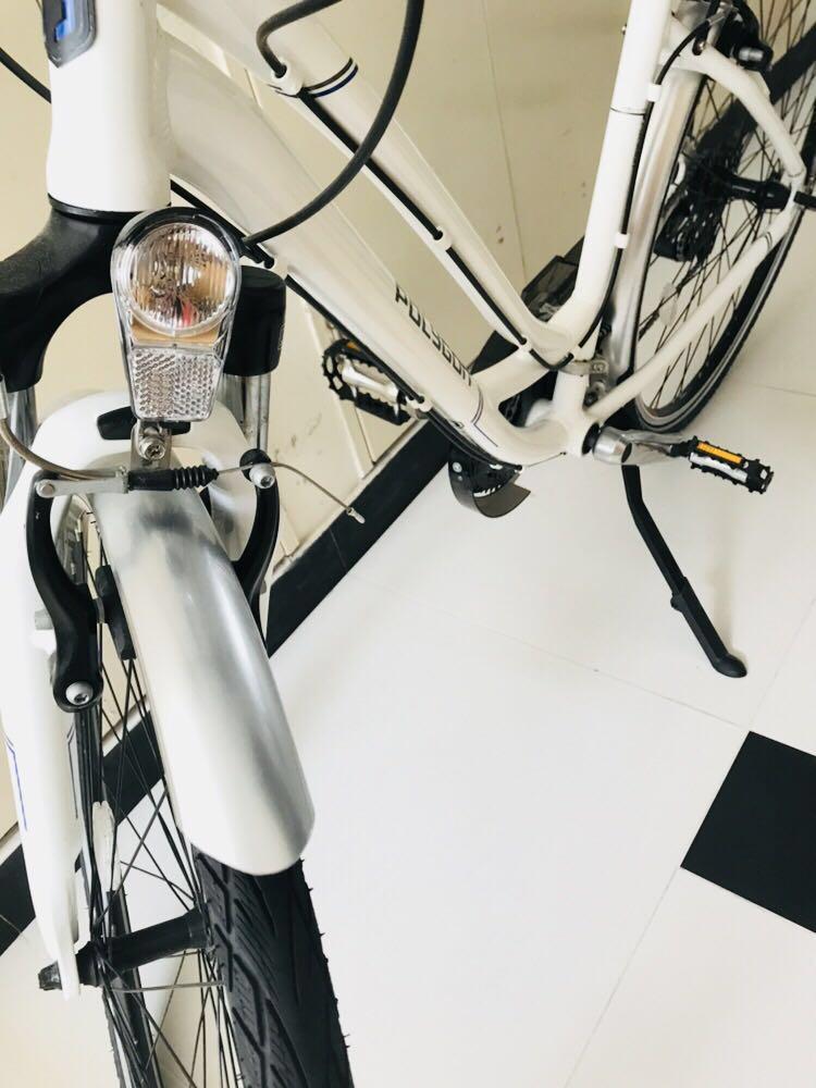 s$200 分享 按赞 jurong point 面交 二手 polygon white women bike