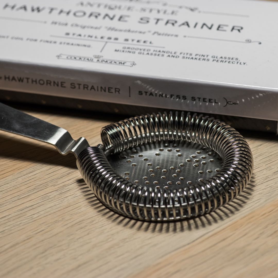 antique-style hawthorne strainer