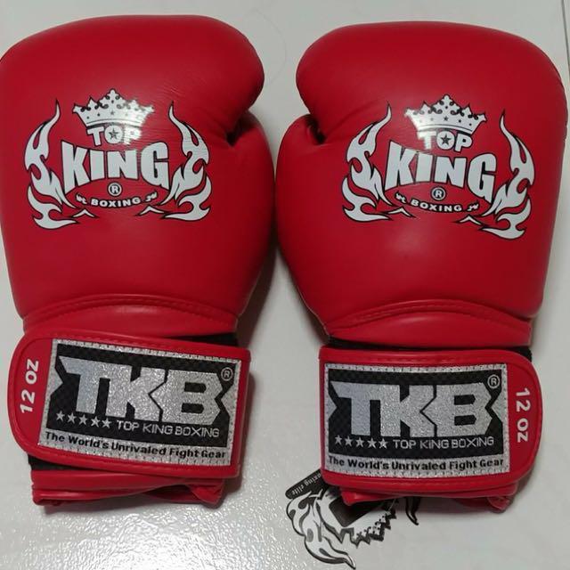 top king boxing / muay thai gloves