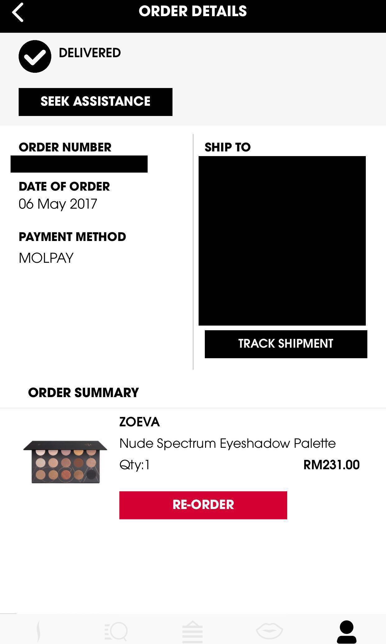 Authentic Zoeva Nude Spectrum Eyeshadow Palette Beauty Personal Care