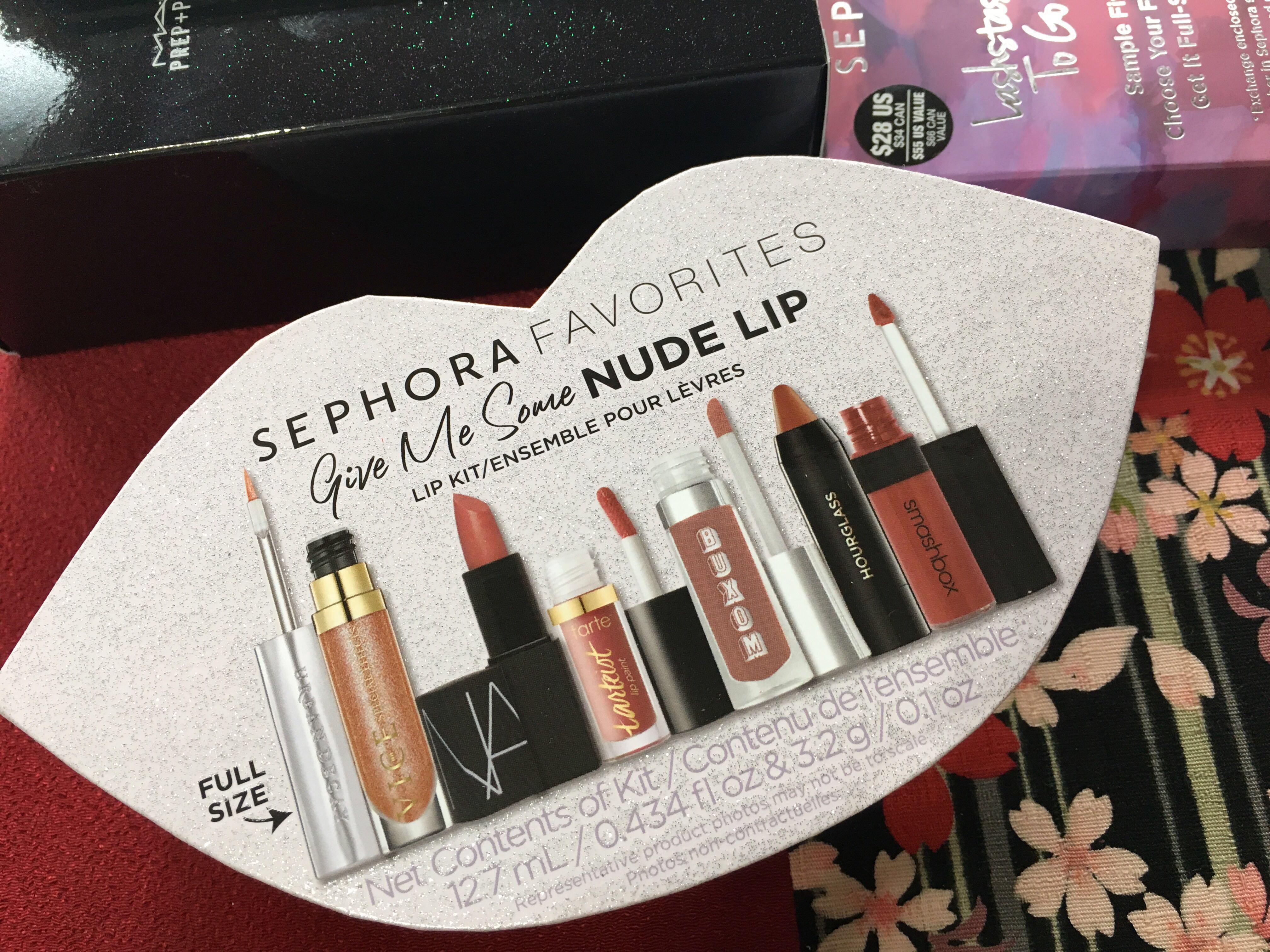 sephora lip set(剩图中三件), health & beauty, up
