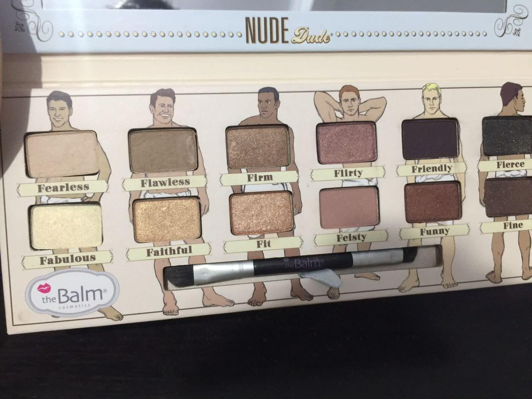 The Balm Nude Dude Palette Kesehatan Kecantikan Rias Wajah Di Carousell