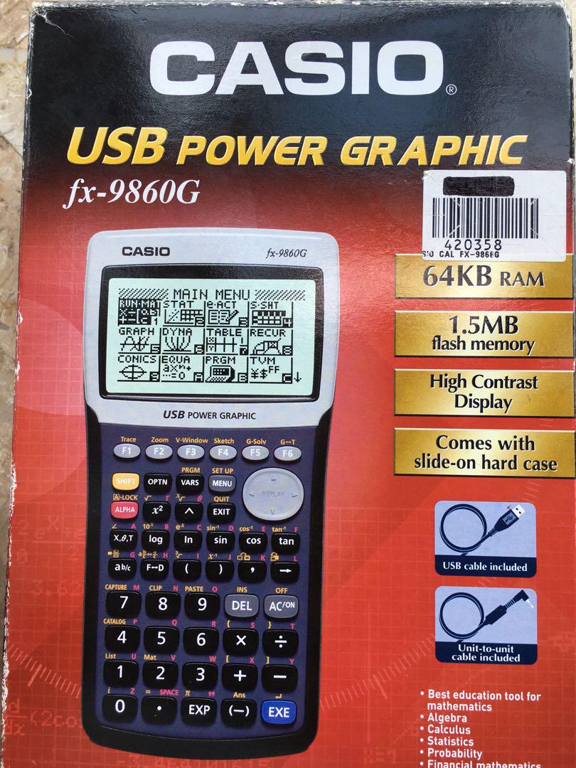 casio graphic design calculator (fx-9860g)