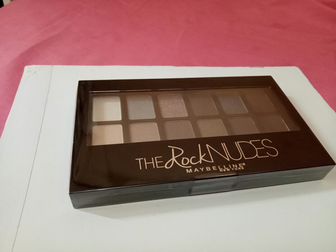 New Maybelline Eyeshadow Rock Nude Palette Kesehatan Kecantikan