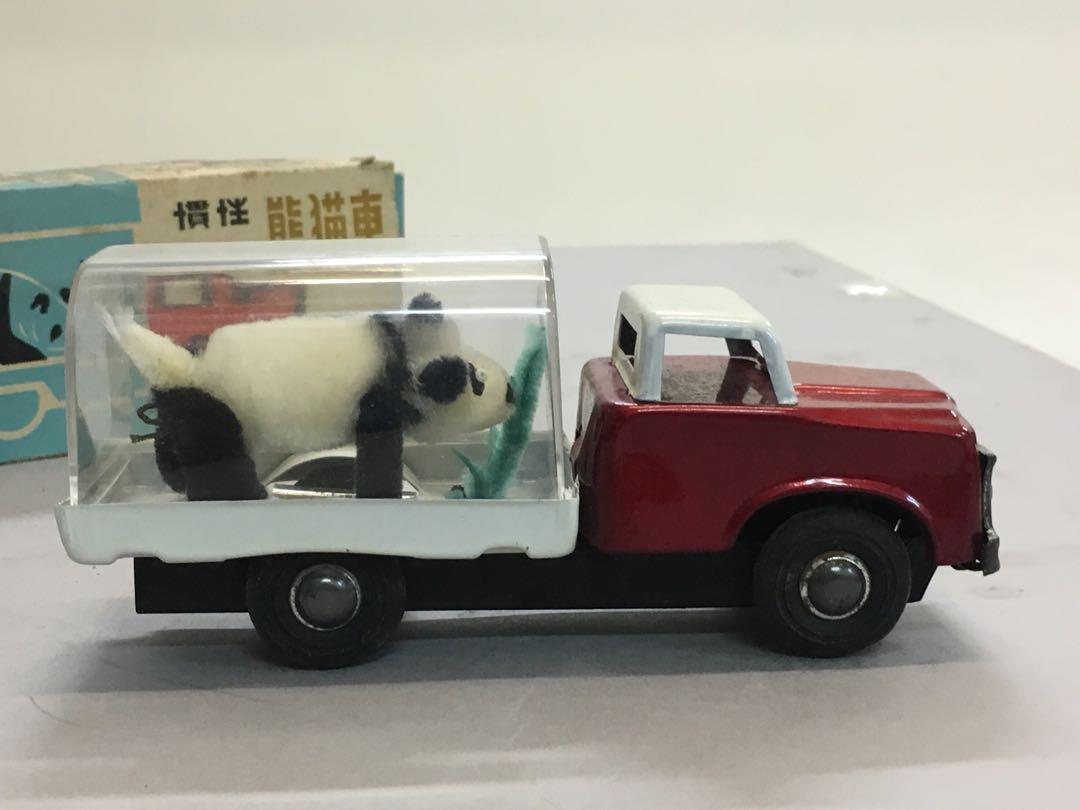 怀旧玩具惯性熊猫车