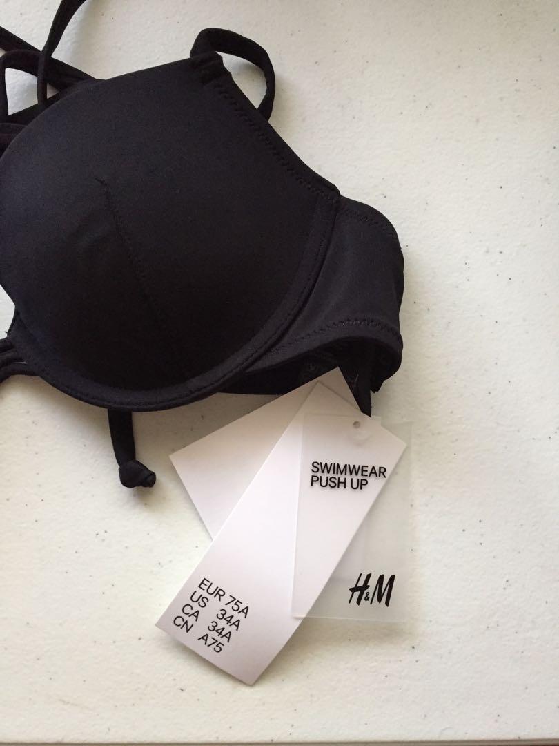 Bnwt H M Push Up Bikini Top Women S Fashion Tops Sleeveless On