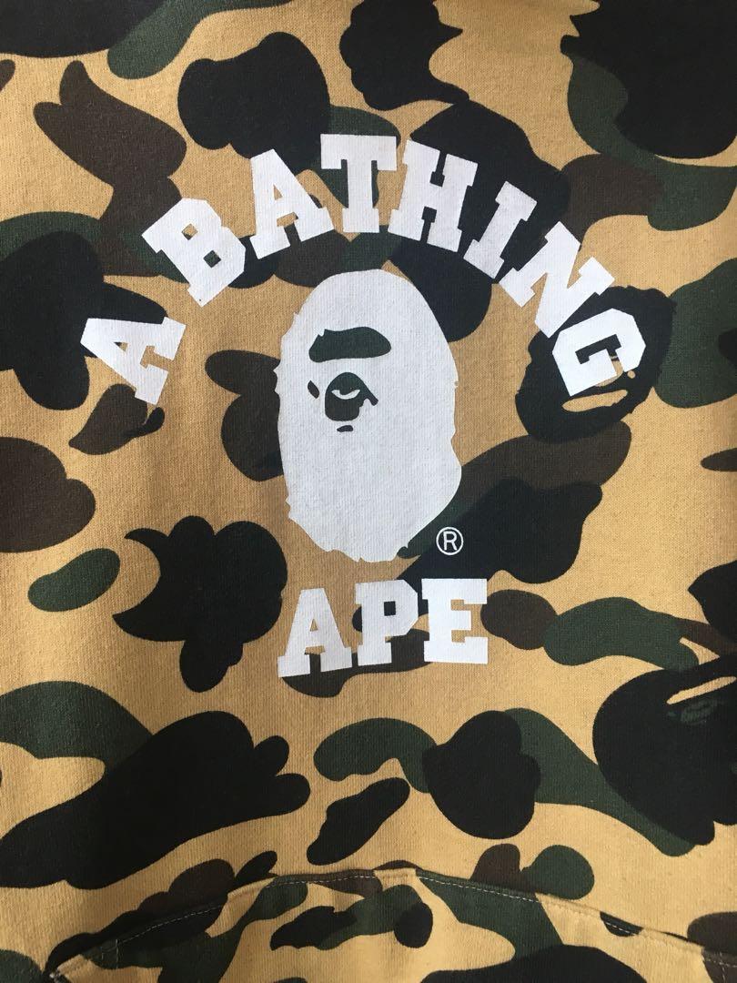 bape hoodie 1st camo xl (authentic)