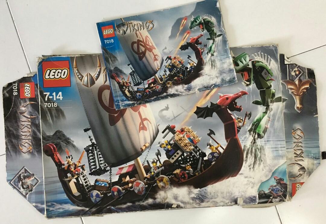 lego 7018 viking ship challenges the midgard serpent