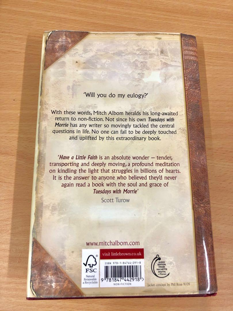 have a little faith (hardcover)