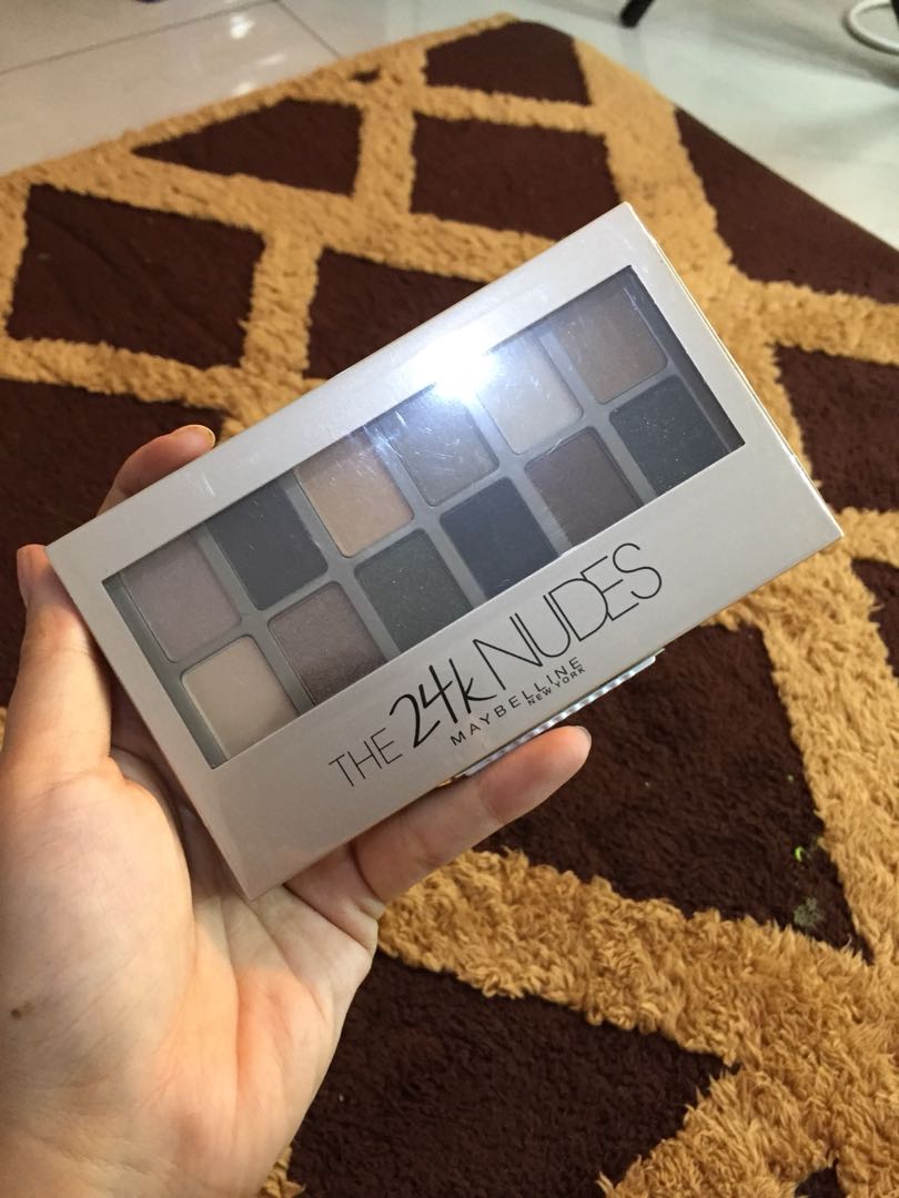 Maybelline The K Nude Pallete Eyeshadow Kesehatan Kecantikan Rias