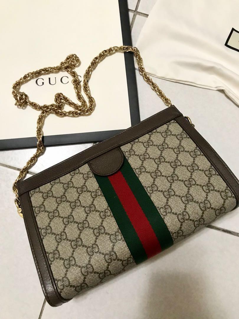 gucci 链条包