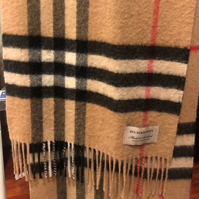 burberry cashmere 经典围巾