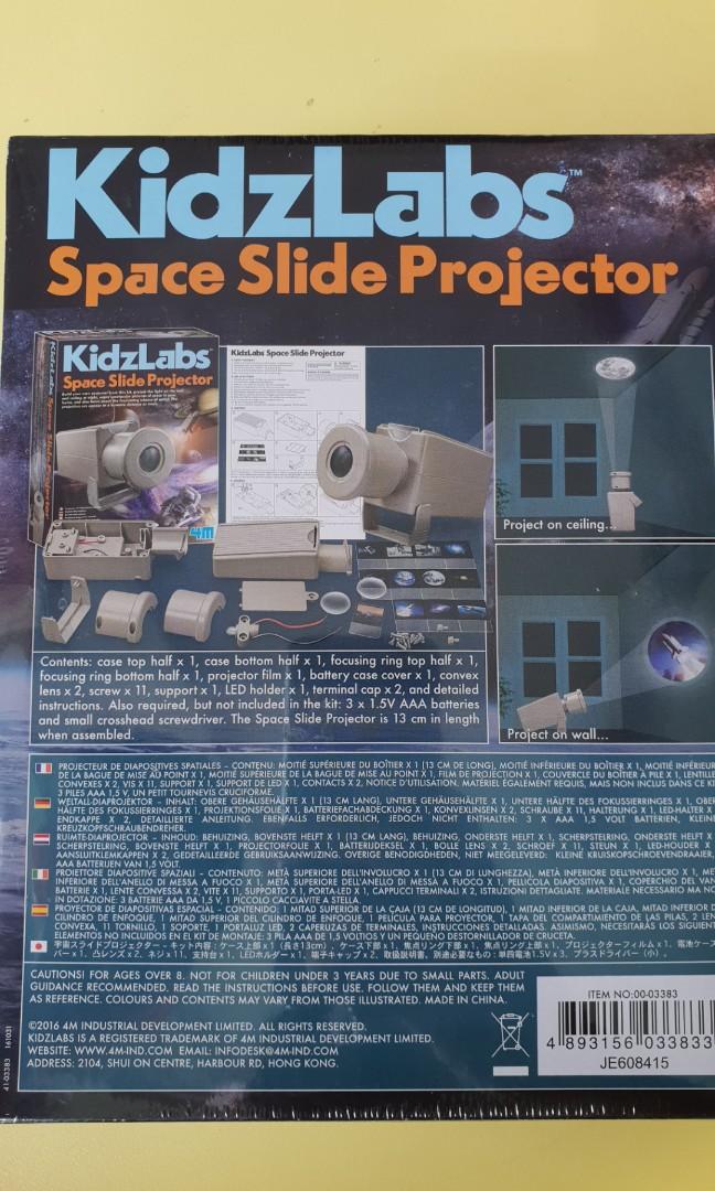 kidzlabs space slide projector