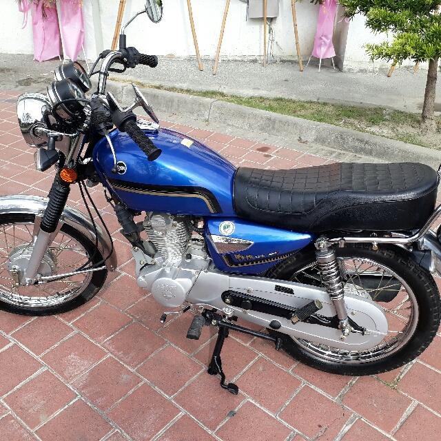 2016尾 sym 经典 野狼125 蓝色