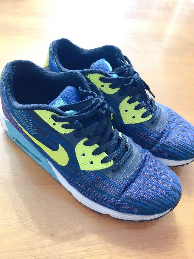 二手nike air max lunar90 男款 运动鞋 慢跑鞋 lunarlon