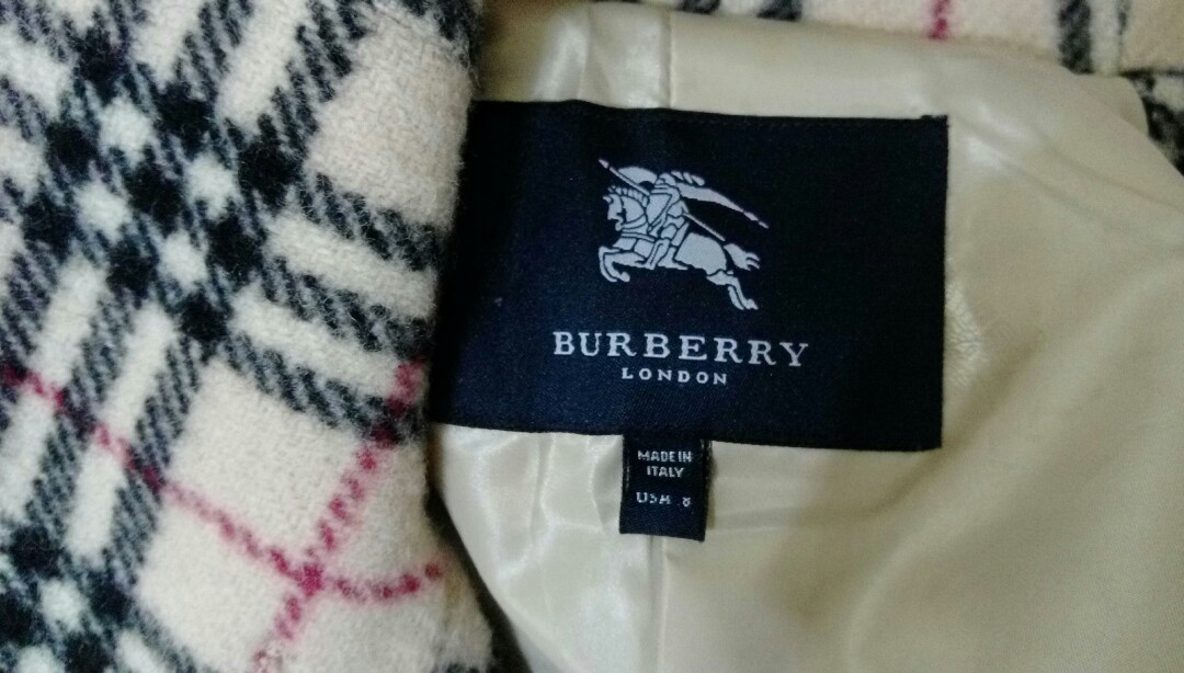 真品burberry 黑标长大衣