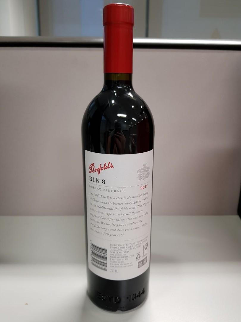 penfolds bin 8 shiraz cabernet